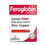 Vitabiotics Feroglobin Iron Takviye Edici Gıda 30 Kapsül - Thumbnail