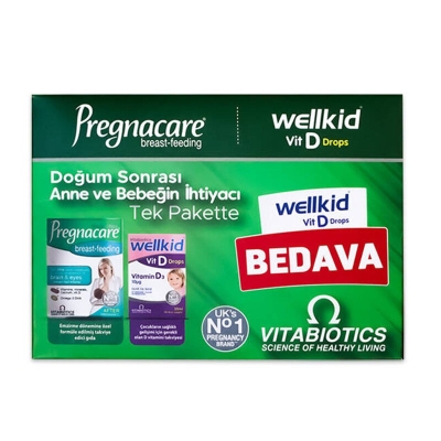 Vitabiotics Pregnacare - Wellkid Vit D Takviye Edici Gıda Set