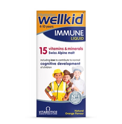 Vitabiotics Wellkid Immune Liquid Sıvı Takviye 150 ml | 4-10 Yaş