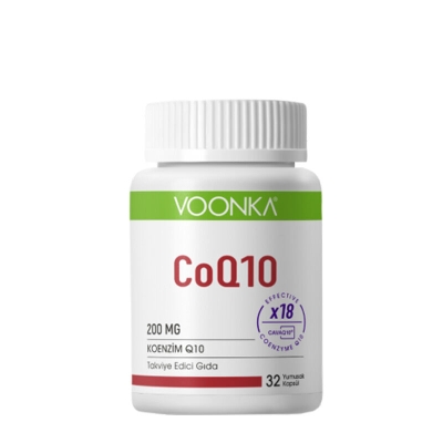 Voonka CoQ10 200mg 32 Yumuşak Kapsül