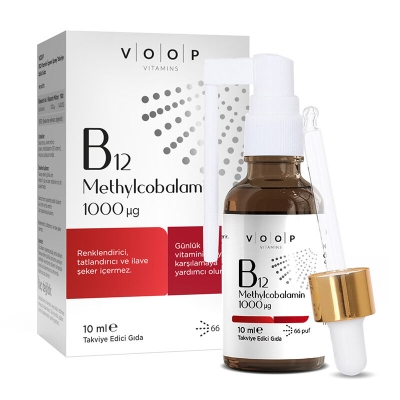 Voop B12 Vitamini İçeren Sprey Takviye Edici Gıda 10 ml