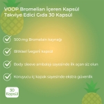 Voop Bromelain Takviye Edici Gıda 30 Kapsül - Thumbnail