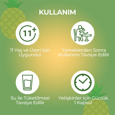 Voop Bromelain Takviye Edici Gıda 30 Kapsül