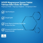 Voop Magnezyum İçeren Tablet Takviye Edici Gıda 30 Tablet - 3