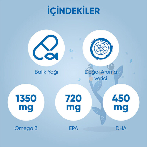 Voop Omega 3 Balık Yağı İçeren Takviye Edici Gıda 150 ml - 7