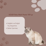 VOOP Pet Kediler İçin Tüy Yumağı Karşıtı Malt Macunu 100 gr - Thumbnail