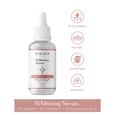 Voop Whitening Cilt Tonu Eşitleyici - Koyu Leke Karşıtı Serum 30 ml