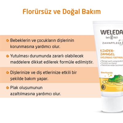 Weleda Bebek ve Çocuklar için Organik Diş Macunu 50 ml