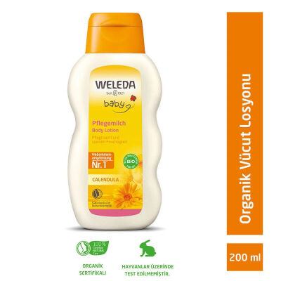 Weleda Calendula Organik Nemlendirici Vücut Losyonu 200 ml - 2