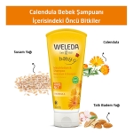 Weleda Calendula Organik Saç ve Vücut Şampuanı 200 ml - Thumbnail