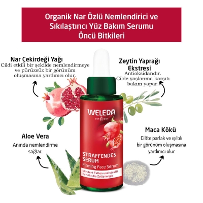 Weleda Nar Özlü Organik Sıkılaştırıcı Yüz Serumu 30 ml