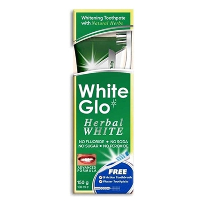 White Glo Herbal Fresh Beyazlatıcı Diş Macunu 150 gr