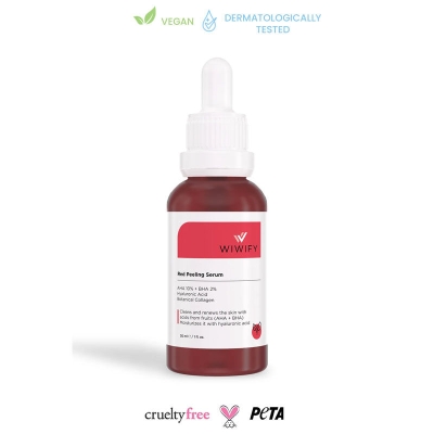 WIWIFY AHA BHA Red Peeling Cilt Serumu 30 ml