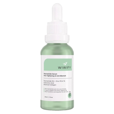 WIWIFY Gözenek Sıkılaştırıcı ve Leke Karşıtı Niacinamide Cilt Bakım Serumu 30 ml