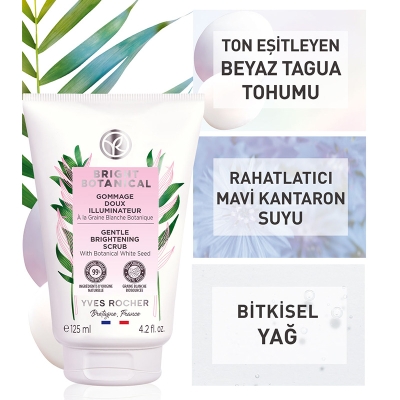 Yves Rocher Bright Botanical Leke Karşıtı Aydınlatıcı Peeling 125 ml