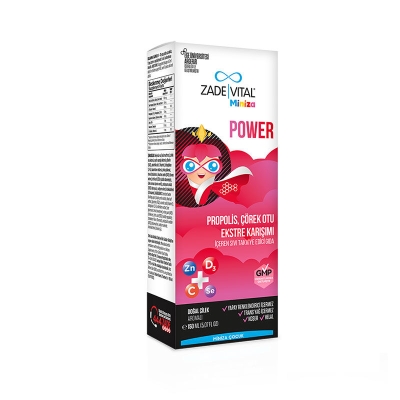 Zade Vital Miniza Power Sıvı Takviye Edici Gıda 150 ml