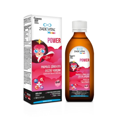 Zade Vital Miniza Power Sıvı Takviye Edici Gıda 150 ml