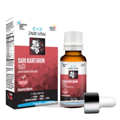 Zade Vital Sarı Kantaron Yağı İçeren Takviye Edici Gıda 20 ml