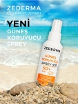 Zederma Güneş Koruyucu Sprey SPF50+ 150 ml - Thumbnail