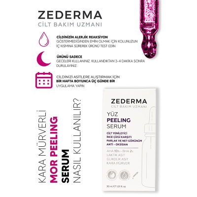 Zederma Yüz Peeling Serum 30 ml