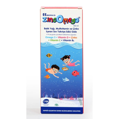 Zincomega Omega-3 Balık Yağı Şurubu 100 ml - 1