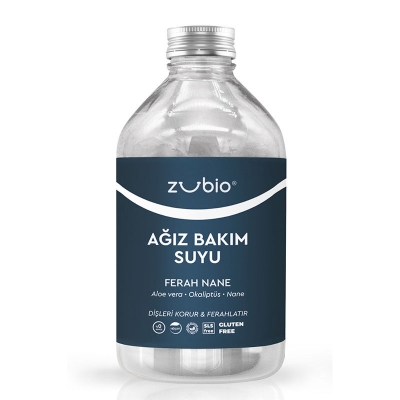 Zubio Ağız Bakım Suyu Ferah Nane 250 ml